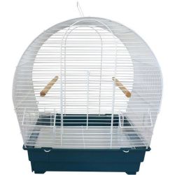 Lazy Bones Bird Cage White/Green - 40x35x49cm - 778836