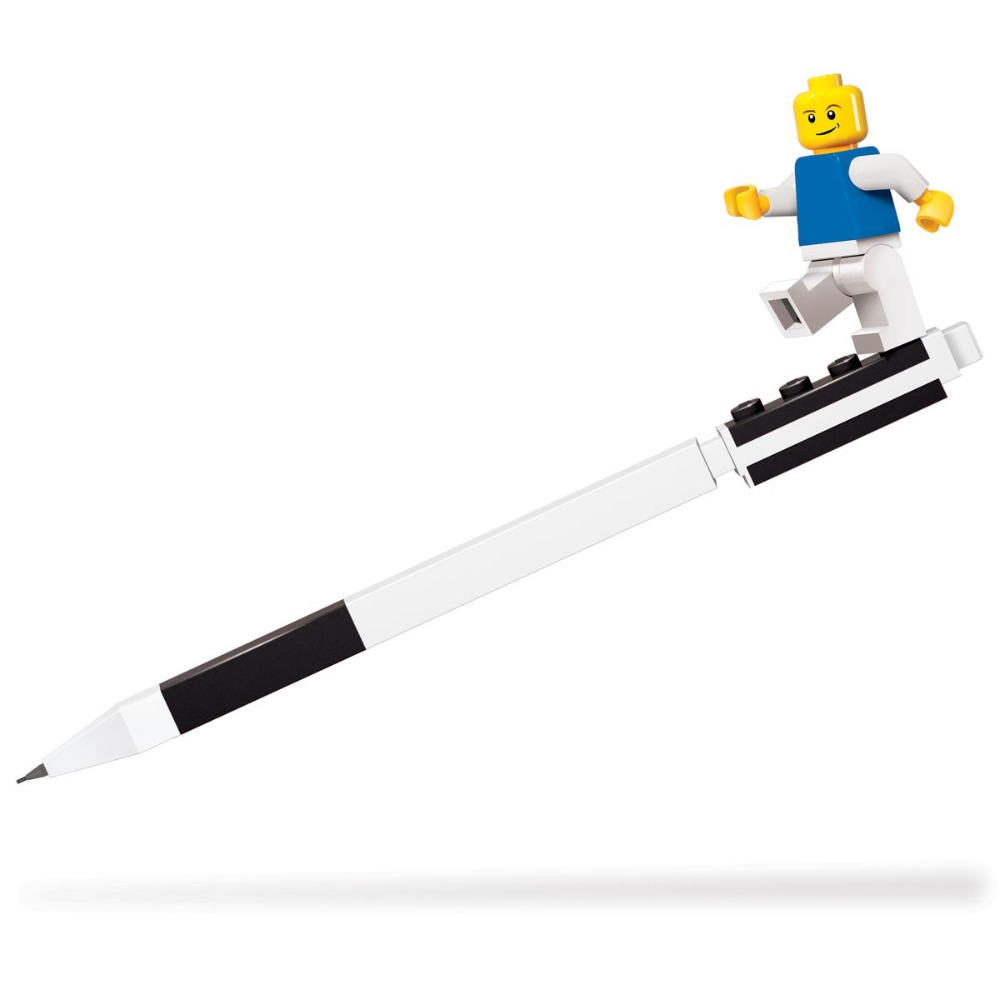 Lego Mechanical Pencil & Minifigure Novelty Stationary Stocking Filler Kid Gift