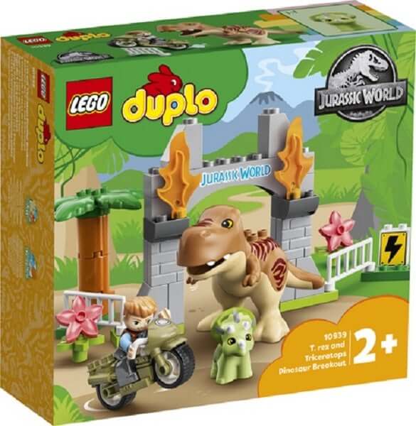 Lego Duplo  - T. rex and Triceratops Dinosaur Breakout 10939
