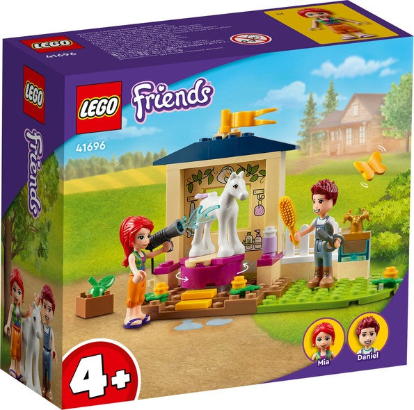 Click to view product details and reviews for Lego Friends Pony Washing Stable 41696.
