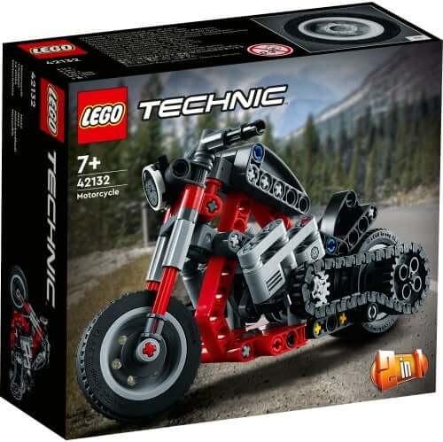 LEGO Technic Motorcycle 2 in 1 Toy Model Building Set 42132
