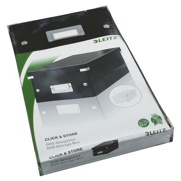 Leitz Click And Store Dvd Box Black - ES36648