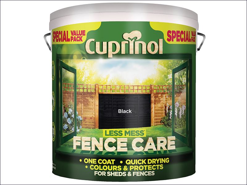 Less Mess Fence Care Black 6 Litre CUPLMFCBL6L