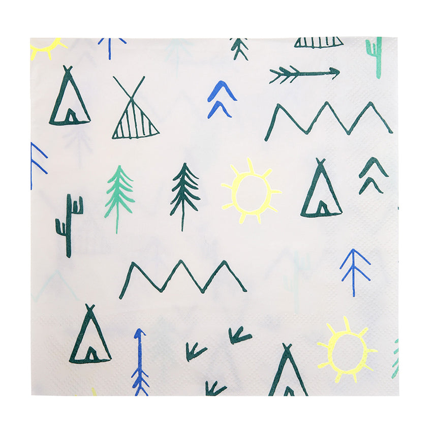 Click to view product details and reviews for Lets Explore Large Napkins Pack Of 20.