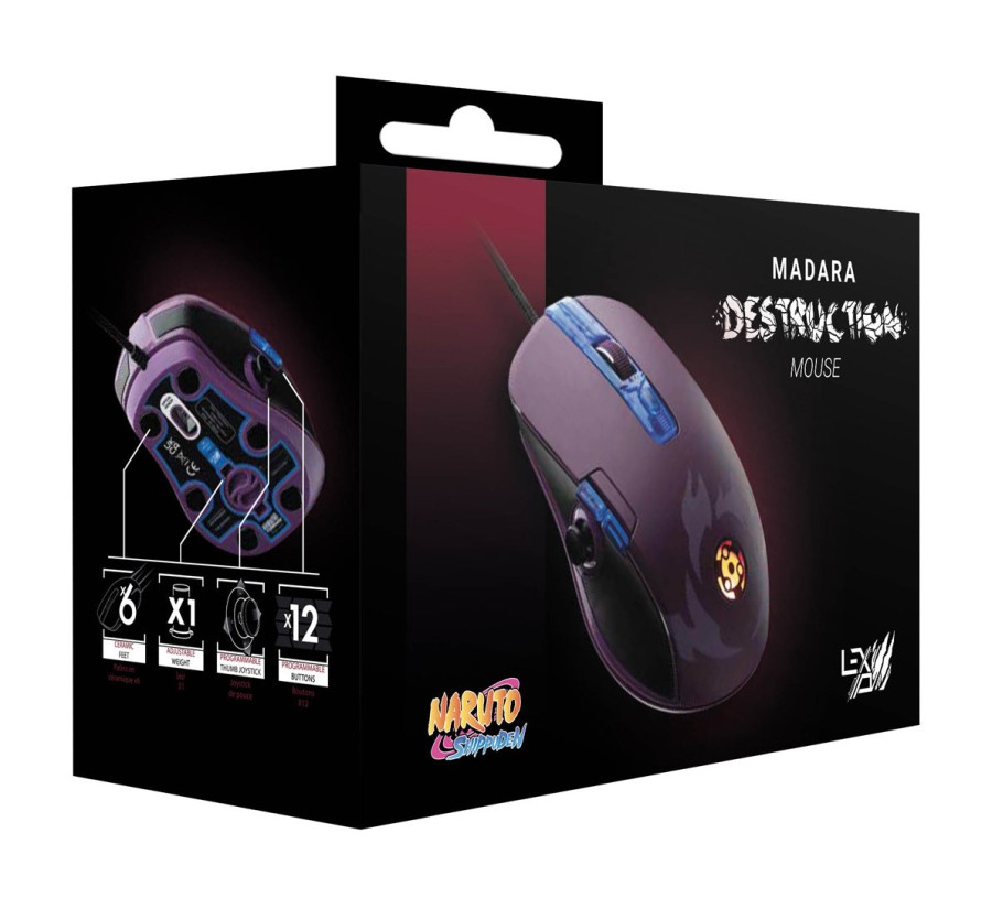 LEXIP Naruto Shippuden Madara Destruction Mouse
