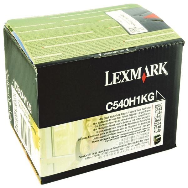 Lexmark Blk Rt Prg 2.5K Tnr C540H1KG - IB08345