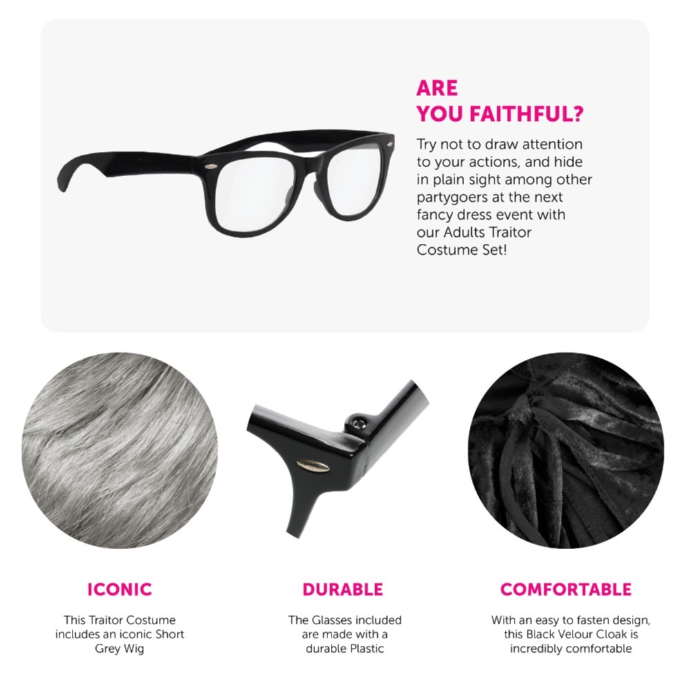 Adults Traitor Costume Set - Linda