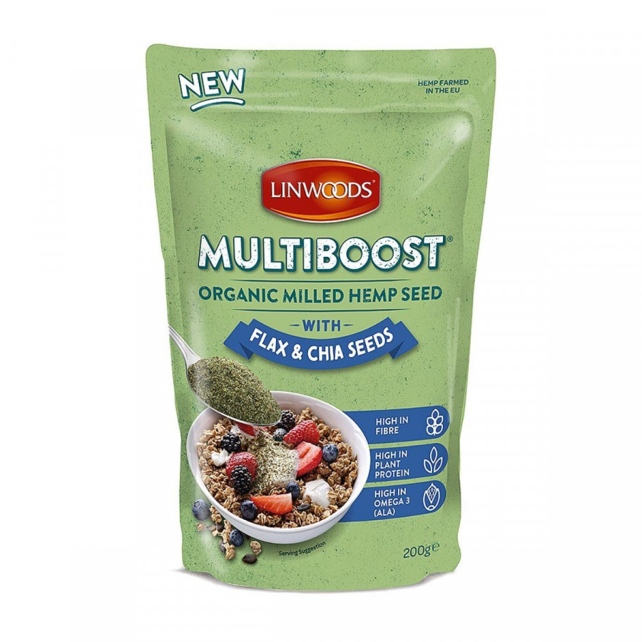 Linwoods  Organic Milled Hemp Seed With Flax & Chia Seeds - 200g - 701854