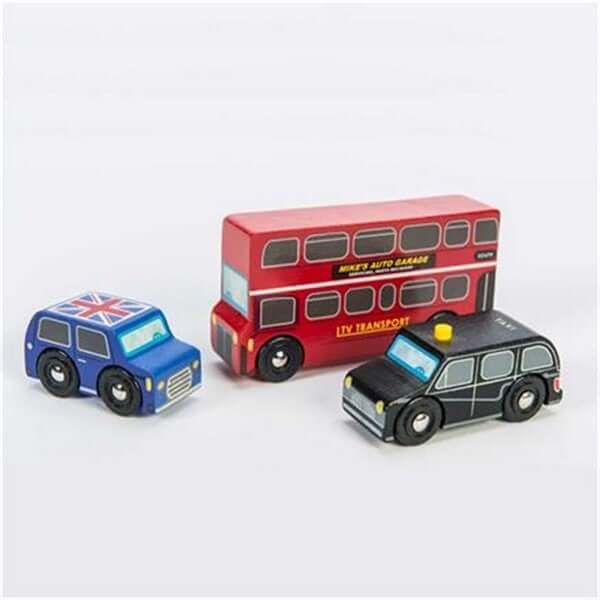 Little London Wooden Vehicles Set by Le Toy Van
