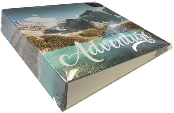 Live For Adventure Mountain Holiday Photo Album Holds 200 4" x 6" Photographs