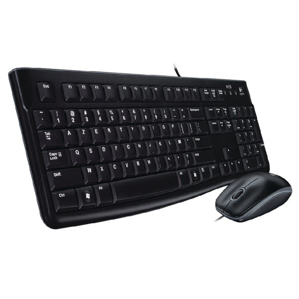 Logitech Wired Desktop Mk120 Blk - LC02060