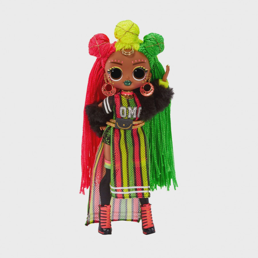 LOL Surprise OMG Queens Sways fashion doll with 20 Surprises