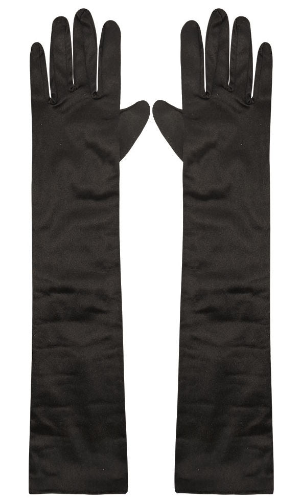 Long Black Gloves
