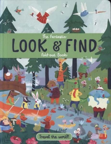 Look and Find- Travel the World - Fold out book