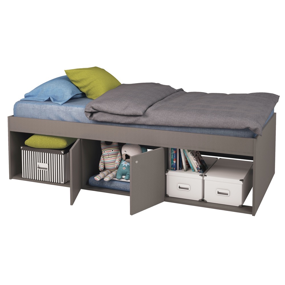 Low Single 3ft Cabin Bed GREY