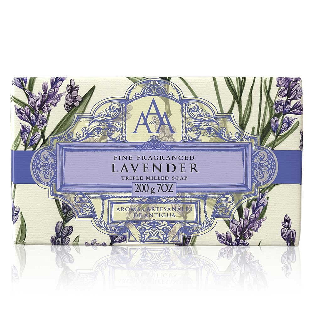 Luxury Wrapped Soap Bar Lavender Floral Scented Gift By Somerset Toiletry Co
