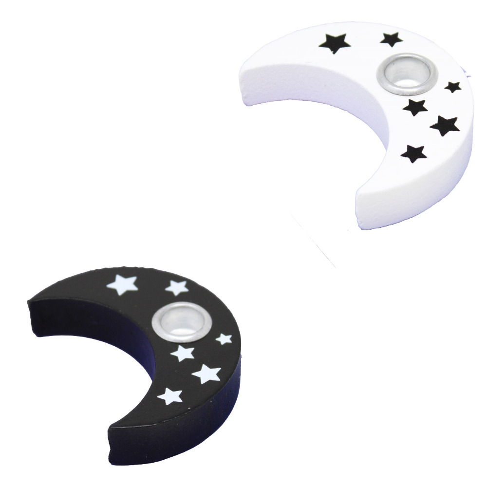 Magic Spell Candle Holder Witch Pagan Ritual Witchcraft Wiccan Gift - Moon