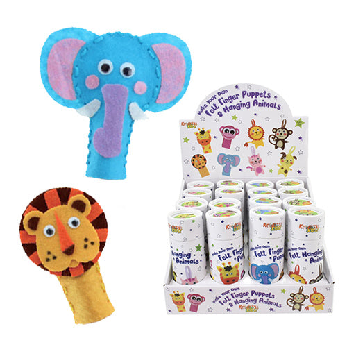 Make Your Own Felt Finger Puppets