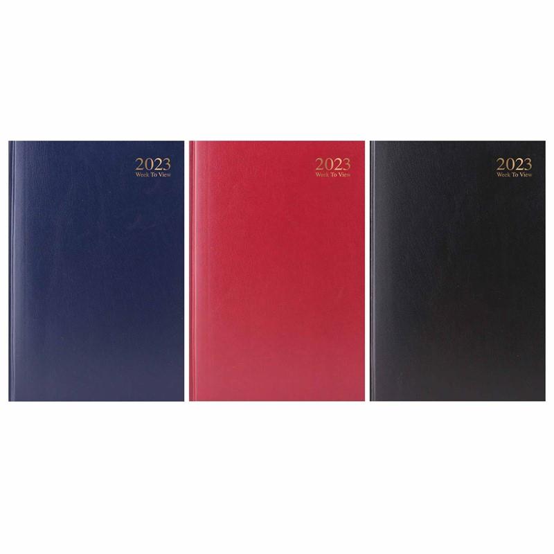 MantraRaj 2023 A4 Week To View Diary WTV For Week Days Includes Information Planner Organiser For Student, Teacher, Home, Office, Business Weekly Plan with For Week Days (Black)