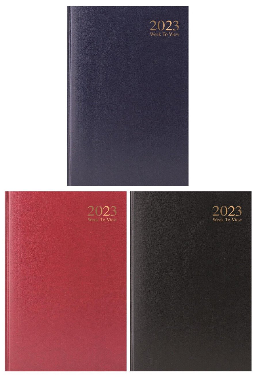 MantraRaj 2023 A5 Week To View Diary WTV For Week Days Includes Information Planner Organiser For Student, Teacher, Home, Office, Business Weekly Plan with For Week Days (Black)
