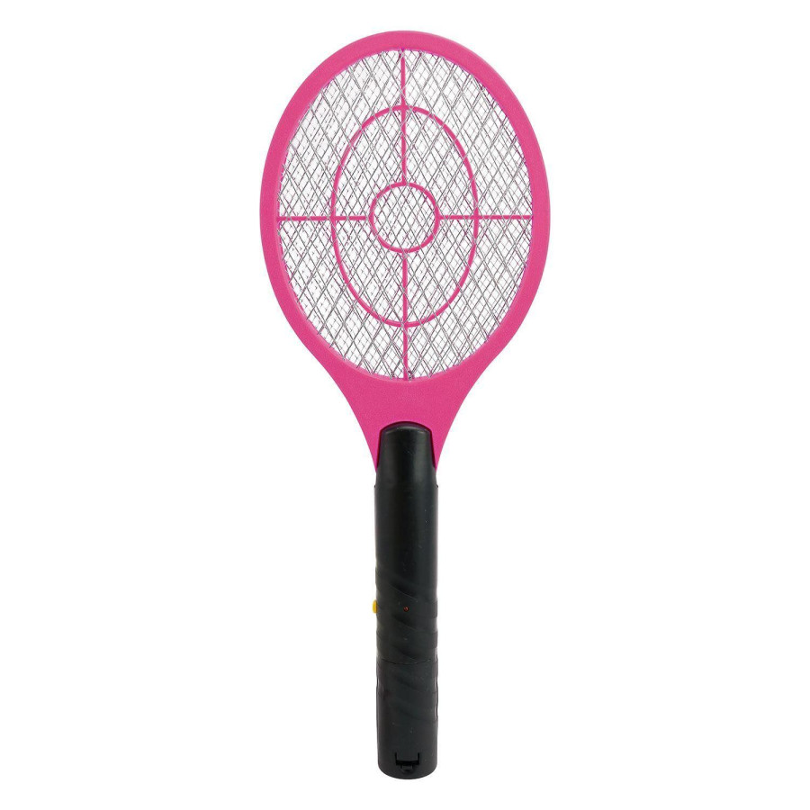 MantraRaj Electric Fly Swat Racket Bat Pink Zapper Bug Fly Swatter Mosquito Insect Killer Wasp Trap Swat Racket Bat Swat Wasp Killer For Indoor, Outdoor And Camping Pest Control