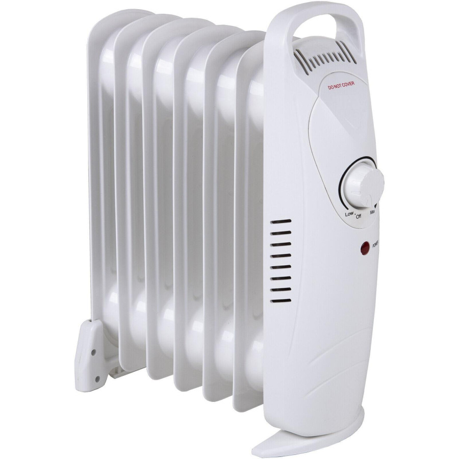 MantraRaj Oil Filled Radiator 7 Fin Freestanding Electric Heater for Home Office, Oil Radiator Warms Any Room Quickly & Efficiently, Thermostatically Controlled 700w Oil Heater for Maximum Warmth