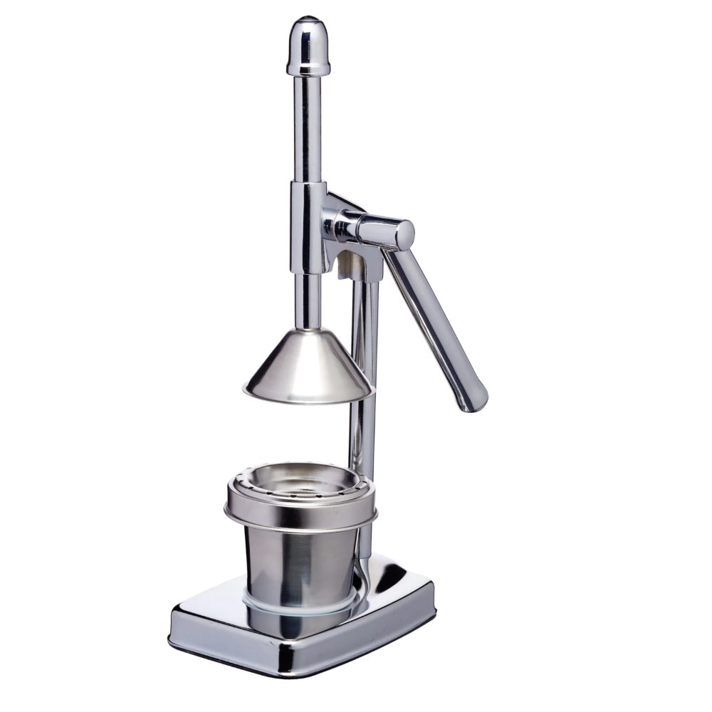 MasterClass Manual Juicer Deluxe Chrome Plated Lever-Arm Modern Kitchen Gadget
