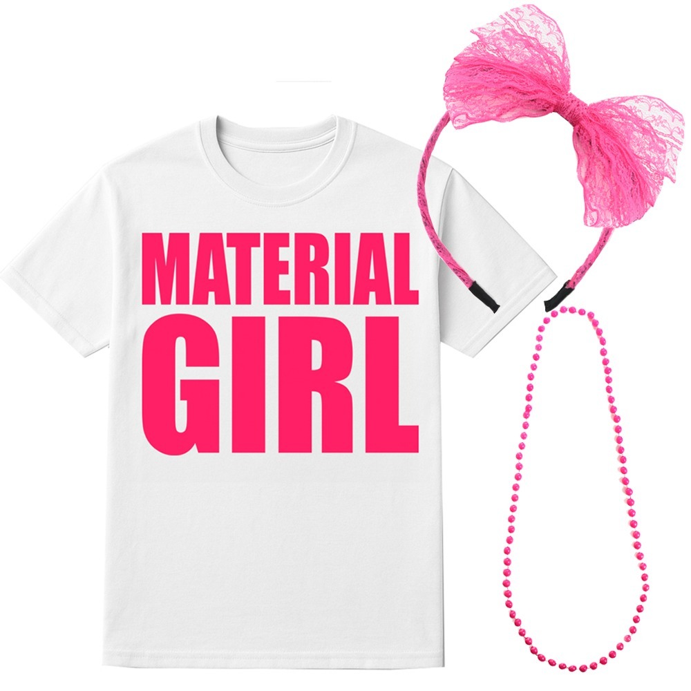 Material Girl Costume â Tee Beads Headband Large