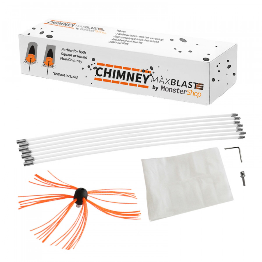 Maxblast Powered Chimney Sweep 11m