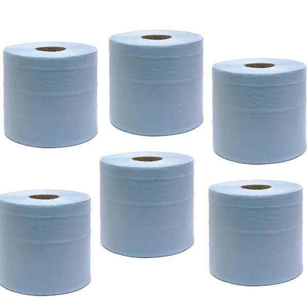 Maxima Centrefeed 2Ply Blue 150M Pk6 - CPD43425