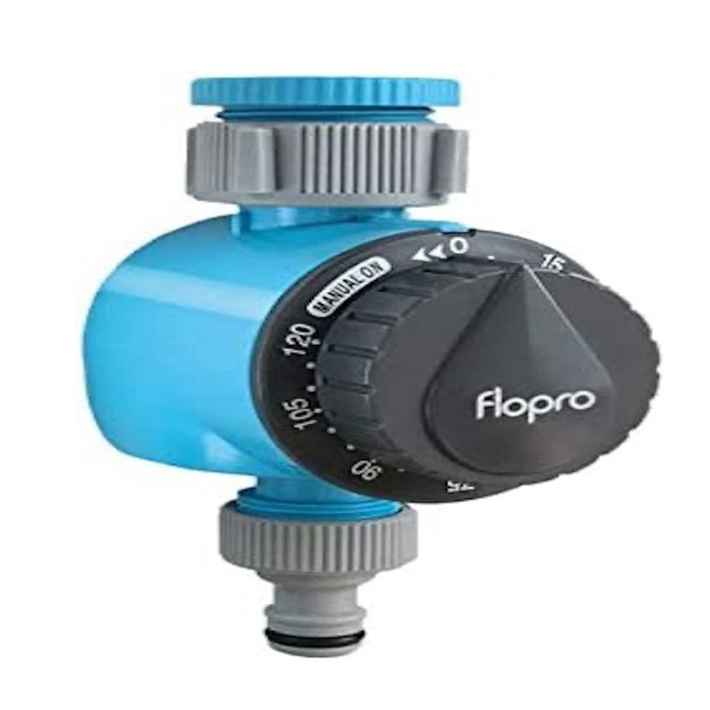 Mechanical Timer For Scheduled Garden Watering Hose Pipe Blue Plastic Accessory
