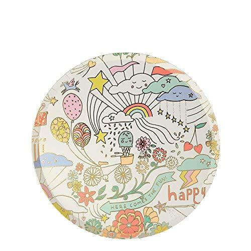 Click to view product details and reviews for Happy Doodle Side Paper Party Plates X 8.