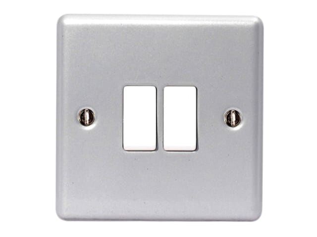 Click to view product details and reviews for Metal Clad 2 Way 2 Gang Light Switch Mstmc542.