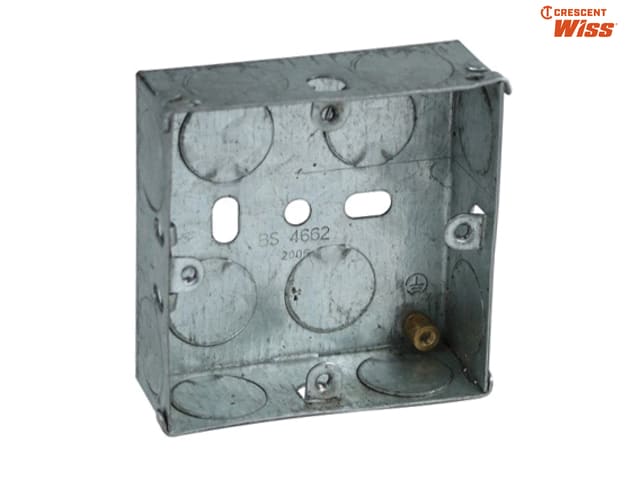 Metal Switch Box 16mm (Pack 20) - AXIMB116