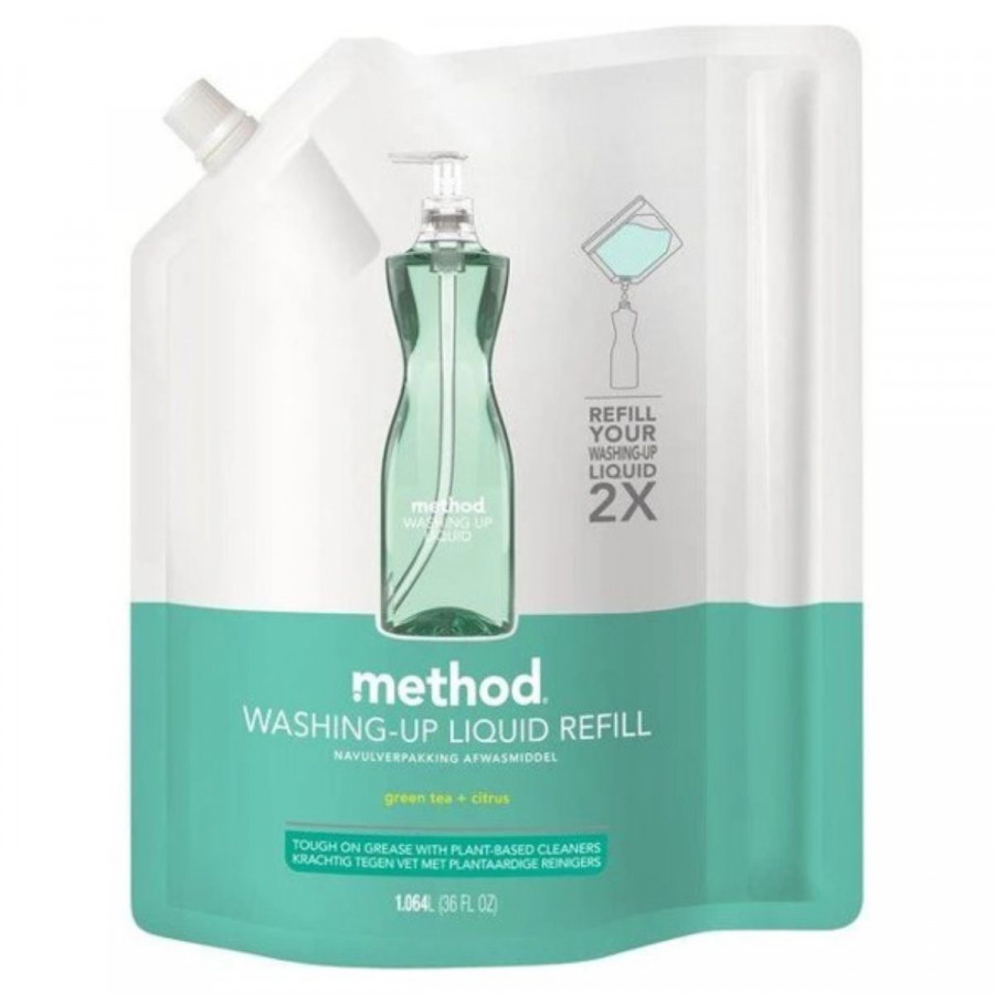Method  Washing Up Liquid Refill - Green Tea & Citrus - 1.064Ltr - 700433