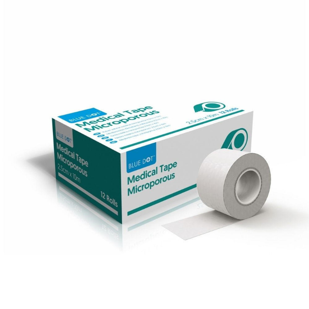 Micropore Medical Tape Multipurpose First Aid Low Allergy Adhesive 2.5cm x 12