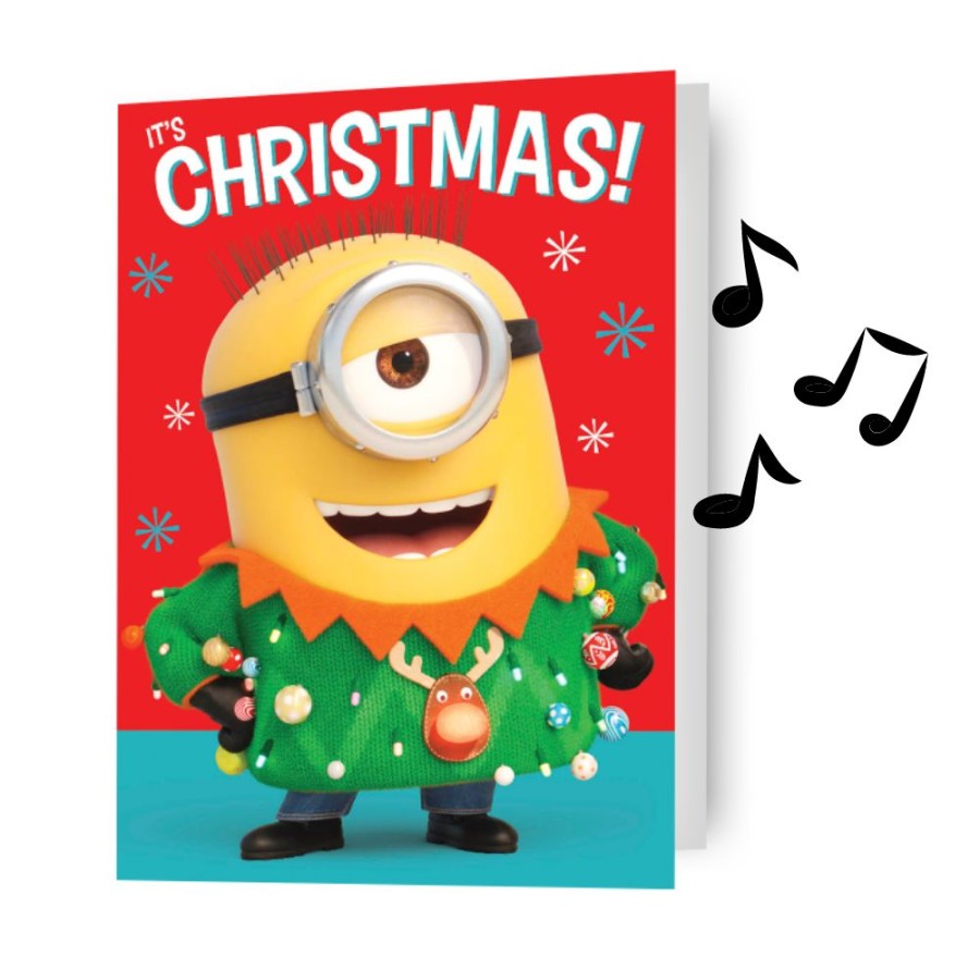 Click to view product details and reviews for Minions General Christmas Sound Card.