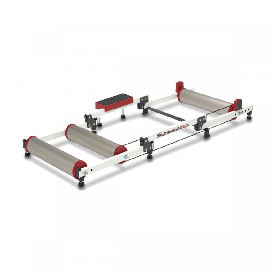 MINOURA MOZ ROLLER: WHITE/TITANIUM - MI415LRMOZ