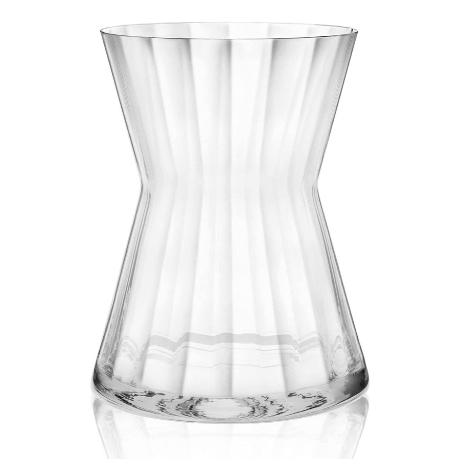 Mirage Wiide Waisted Crystal Vase - 23cm