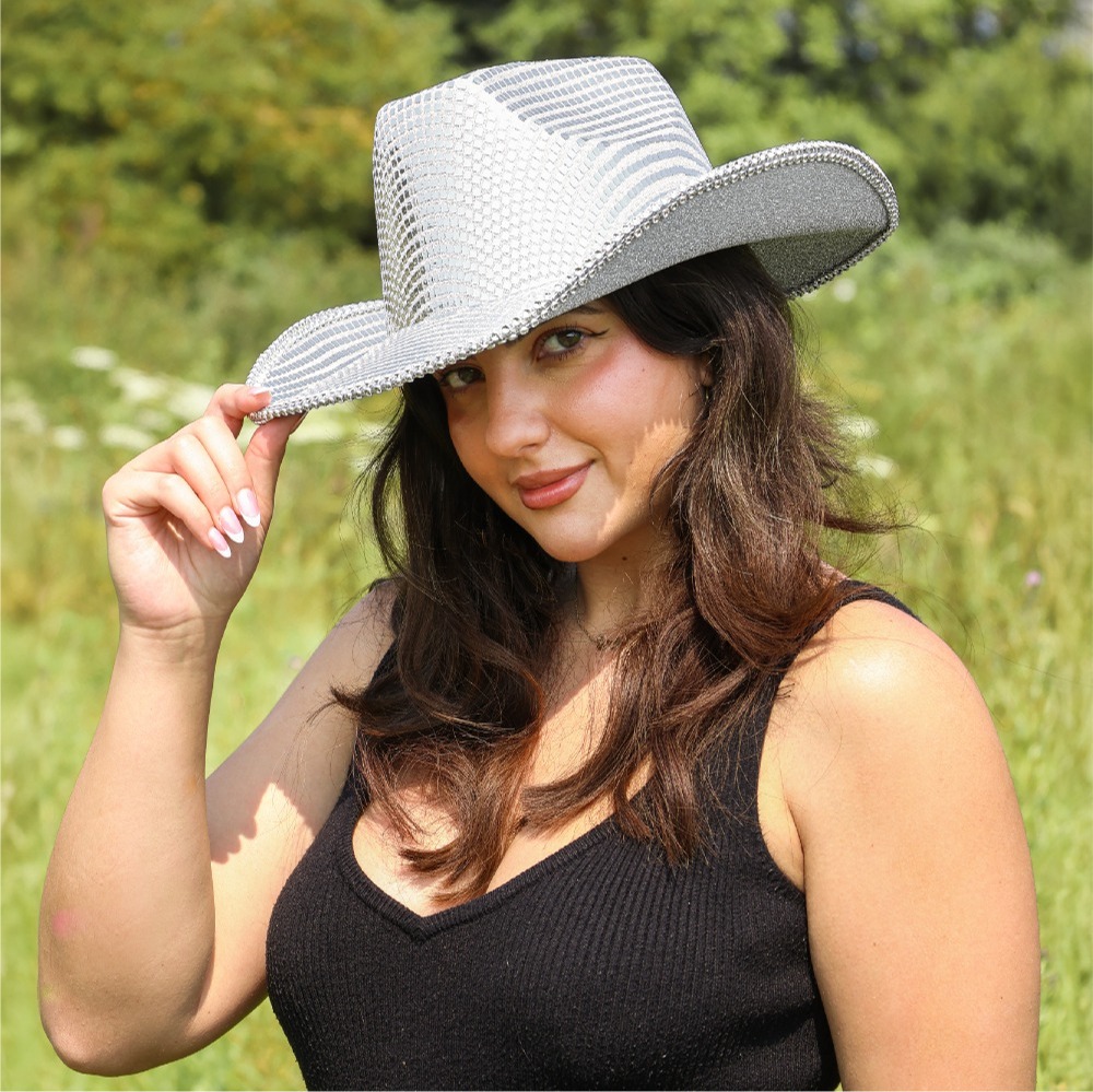 Click to view product details and reviews for Mirrorball Cowboy Hat.
