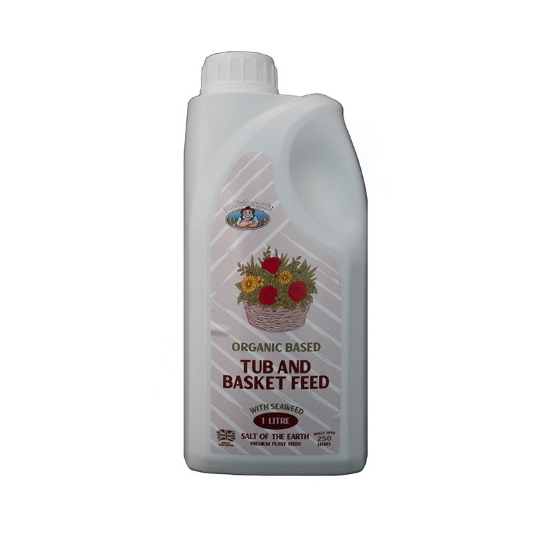 Mr Fothergill's Organic Based Tub & Basket Feed Added Liquid Seaweed 1L Bottle