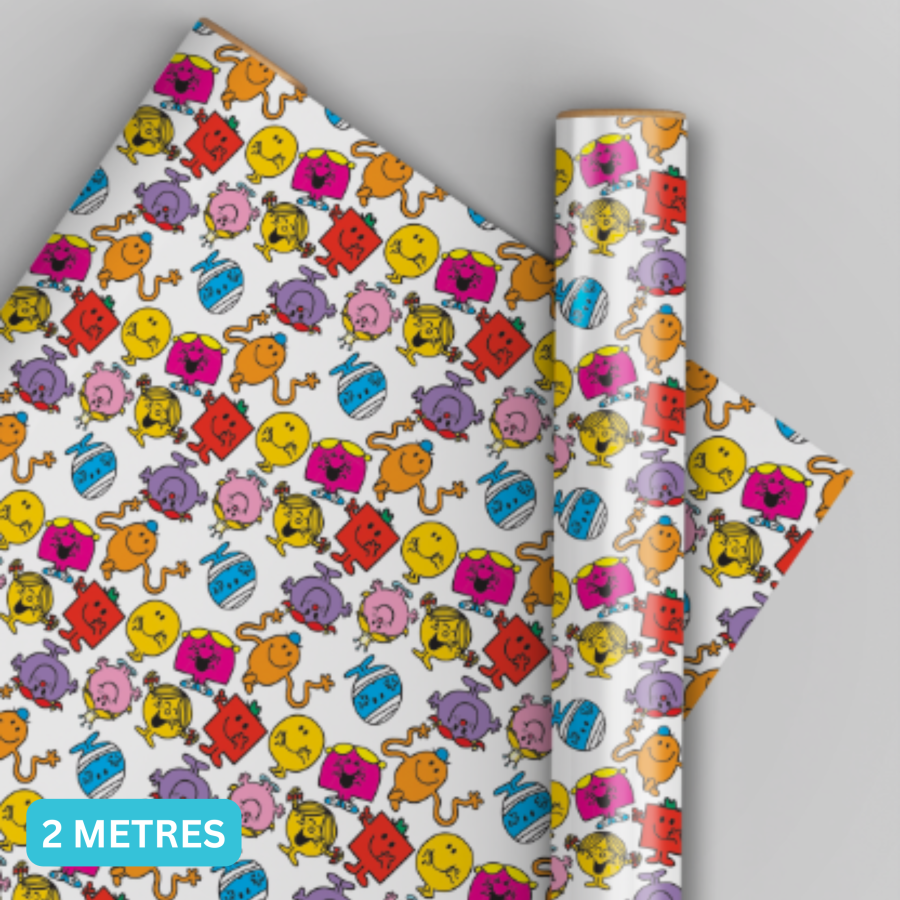 Click to view product details and reviews for Mr Men Little Miss 2m Roll Wrapping Paper.