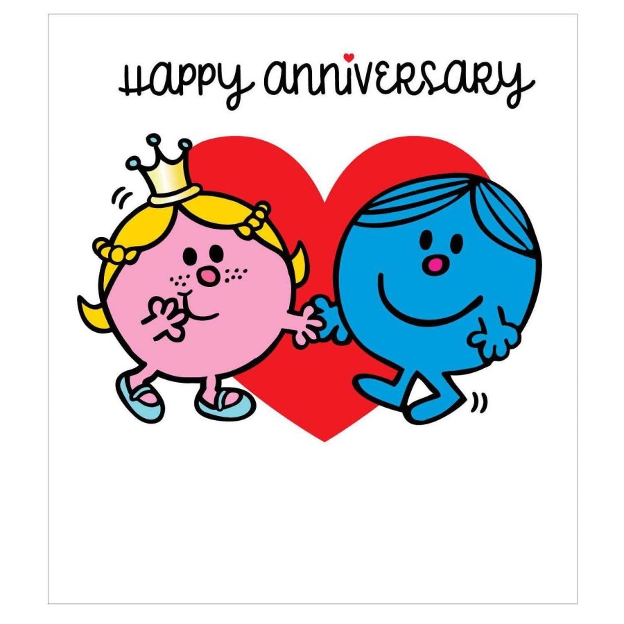 Click to view product details and reviews for Mr Men Little Miss Happy Anniversary Card.