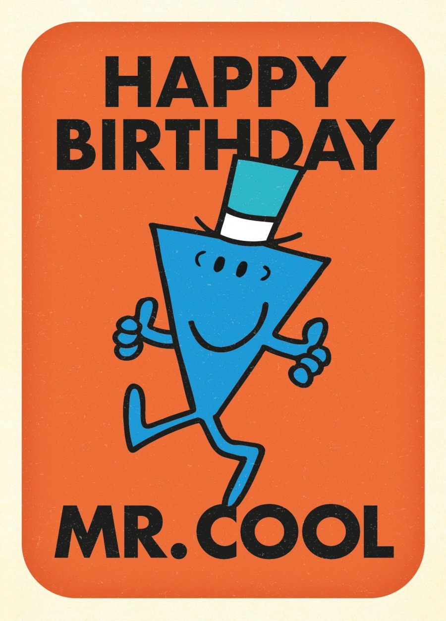 Mr Men & Little Miss Mr Cool Birthday Card