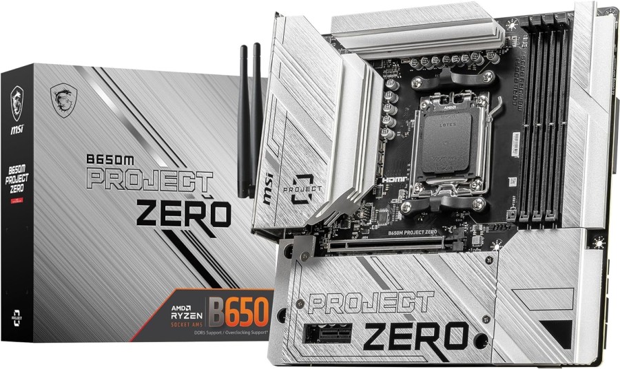 Click to view product details and reviews for Msi B650m Project Zero Motherboard Socket Am5. Click to view product details and reviews for Msi B650m Project Zero Motherboard Socket Am5.