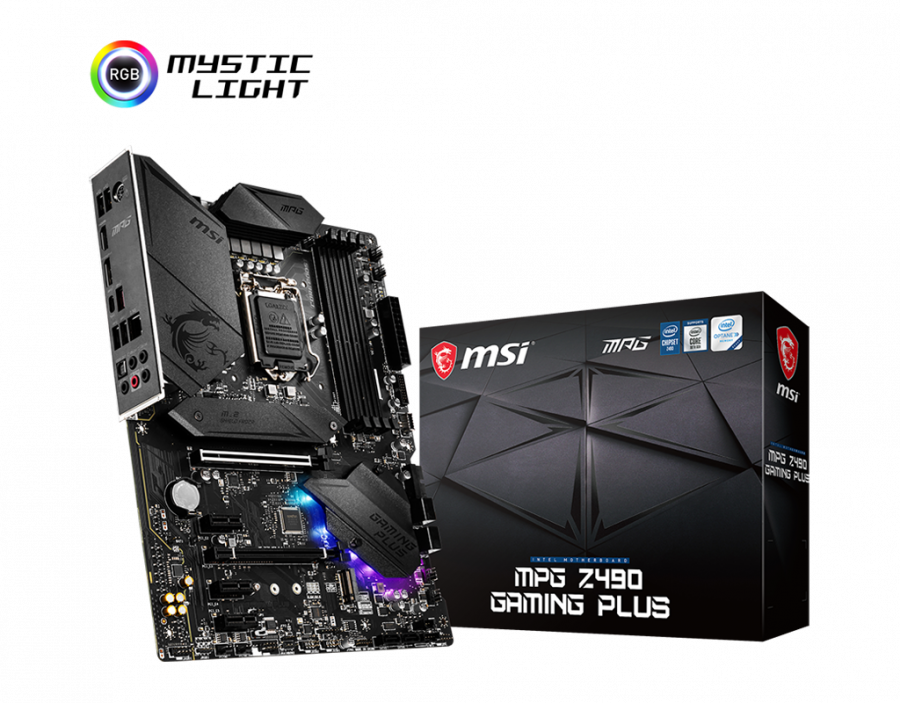 MSI - MPG Z490 GAMING PLUS Motherboard