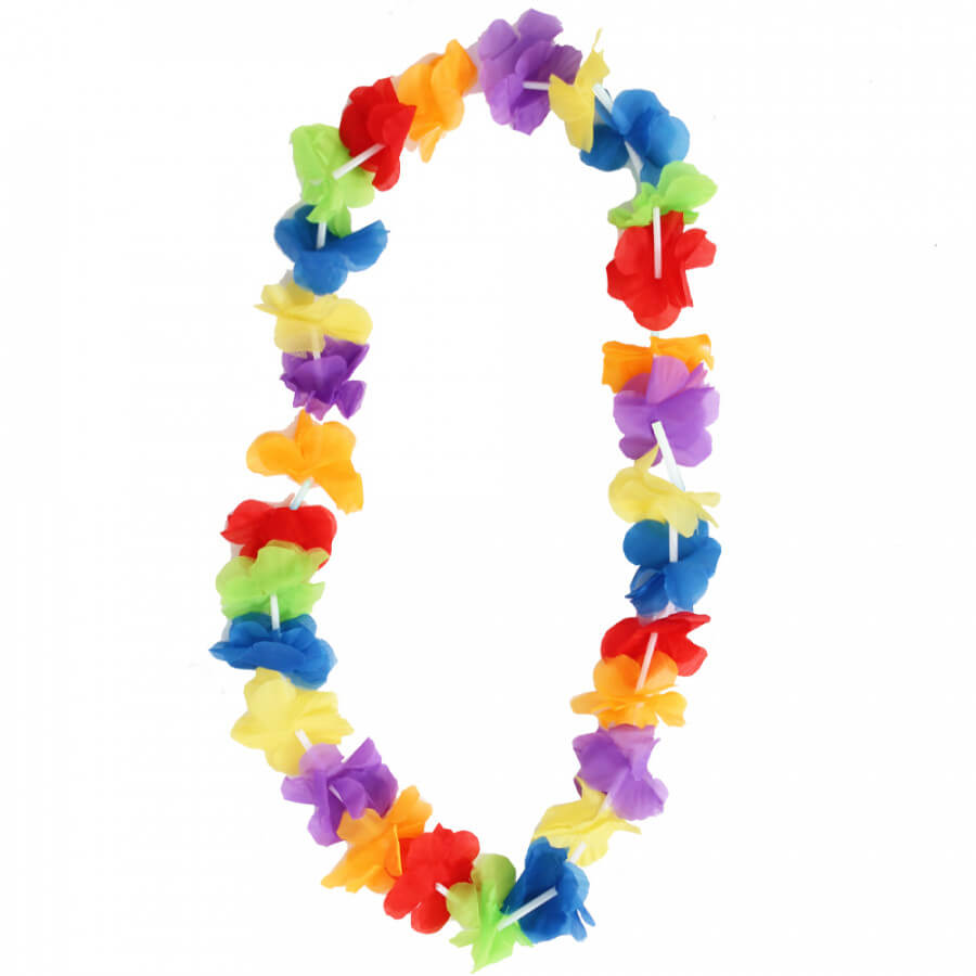 Coloured Lei Vibrant Accessory Parties