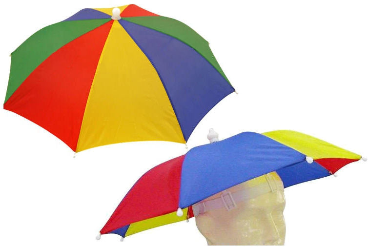 Click to view product details and reviews for Multi Coloured Umbrella Hat.