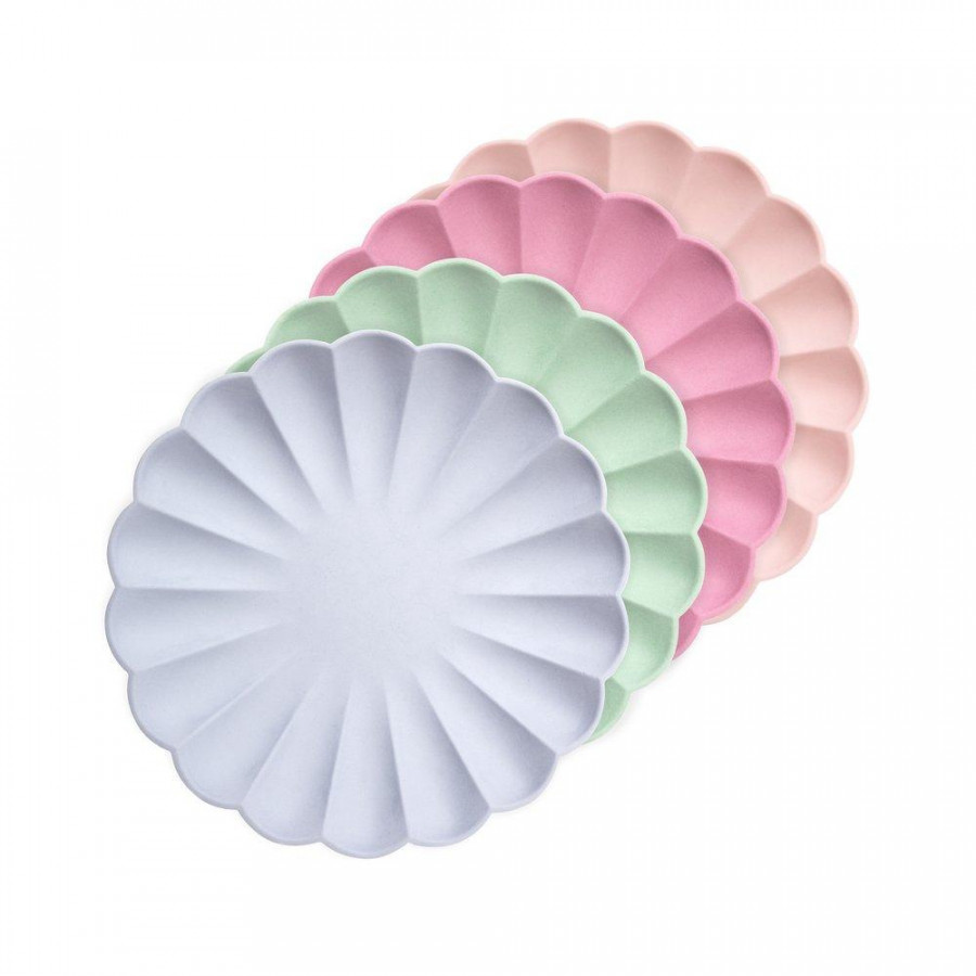 Click to view product details and reviews for Multicoloured Simply Eco Plates Small Pack Of 8.