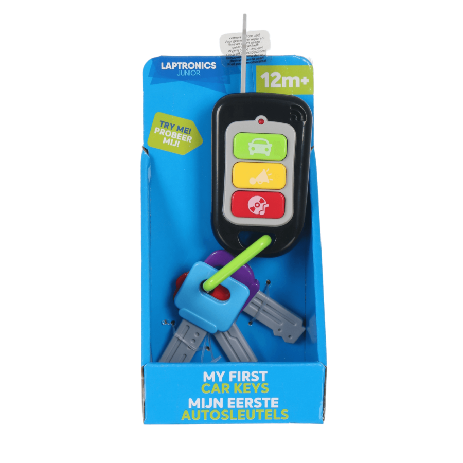 My First Car Keys Pop Up Colourful Toy Set Music Light 12m+